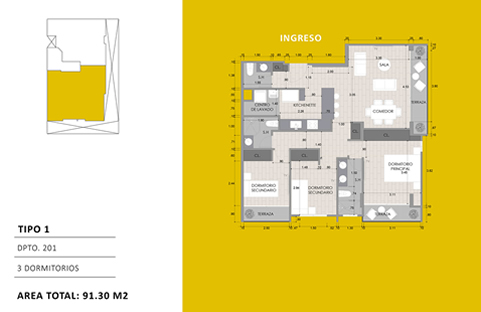 FLAT 201 – 301 – 401
