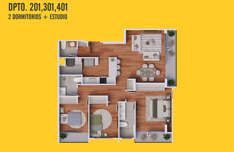 FLAT 201 – 301 – 401