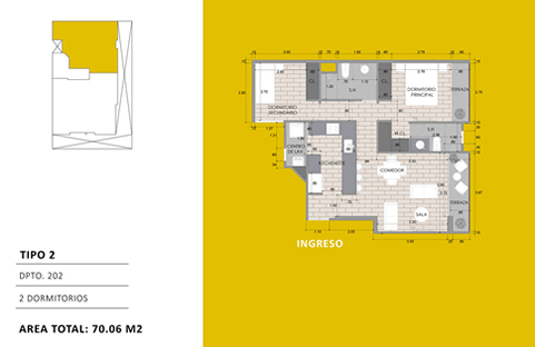 FLAT 202 – 302 - 402
